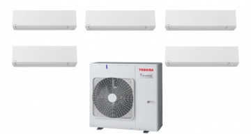 Multisplit 5 interioare Toshiba Edge